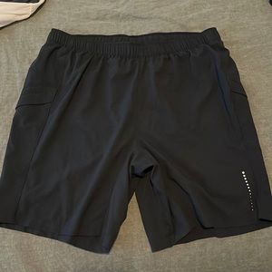 Men’s Peter Millar Active Shorts w/ Built-In Compression Shorts L